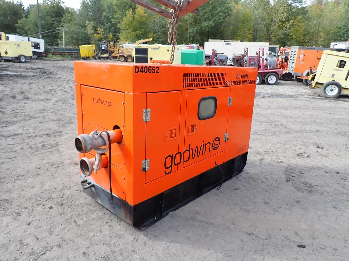 Used 2001 Godwin CD100M 4" Critical Silenced Water Pump
