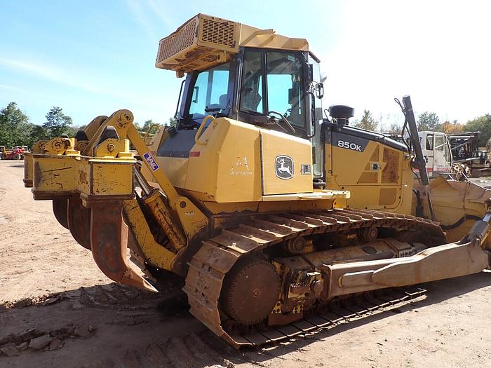 Used 2013 John Deere 850K XLT Crawler Dozer RIPPER! SU Blade 850 A/C