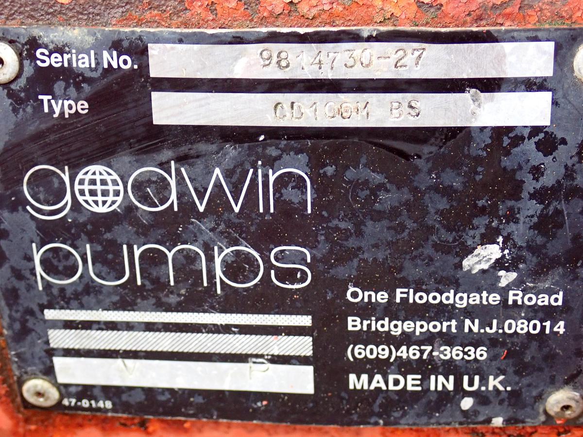 Used 1998 Godwin CD100M 4" Water Pump