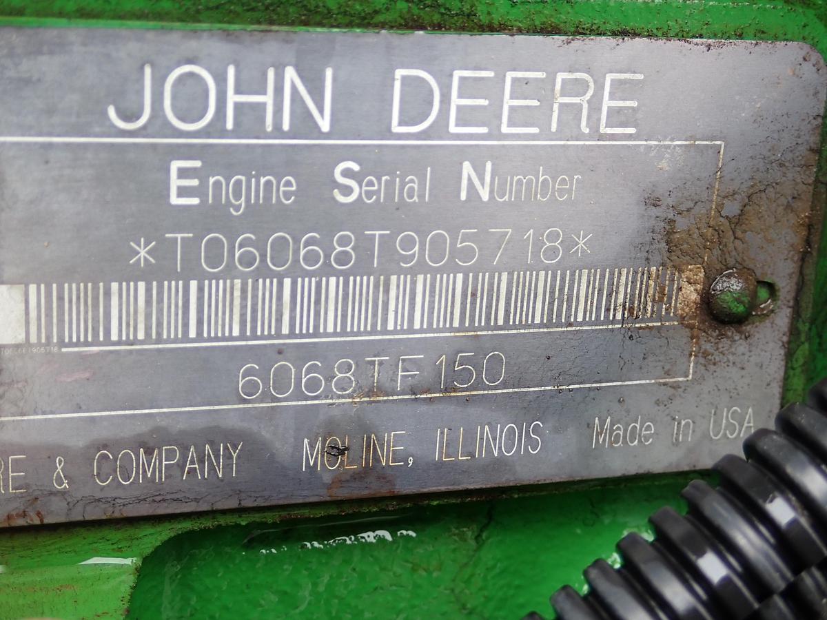 Used 2002 John Deere 6068TF150 Irrigation Power Unit