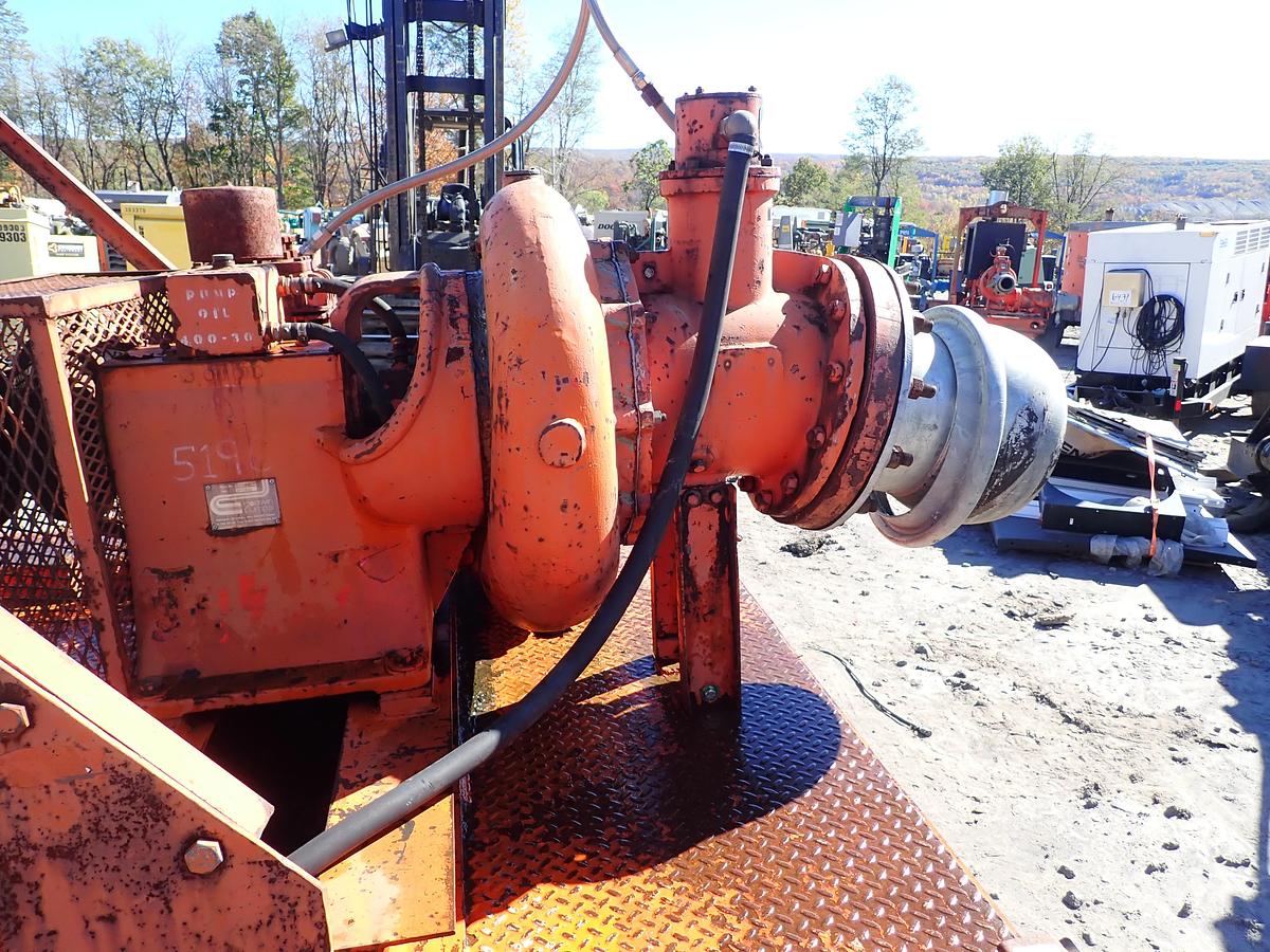 Used Godwin DPC300 12" Water Pump TRAILER MOUNTED
