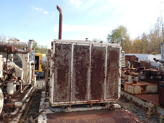 Used Quincy 850/200 Air Compressor 850 CFM Detroit Diesel 8V71 Skid Mounted 200 PSI!