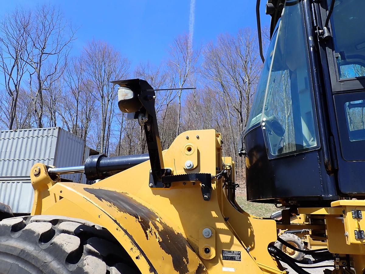 Used 2019 CAT 966M Wheel Loader Q/C & FORKS