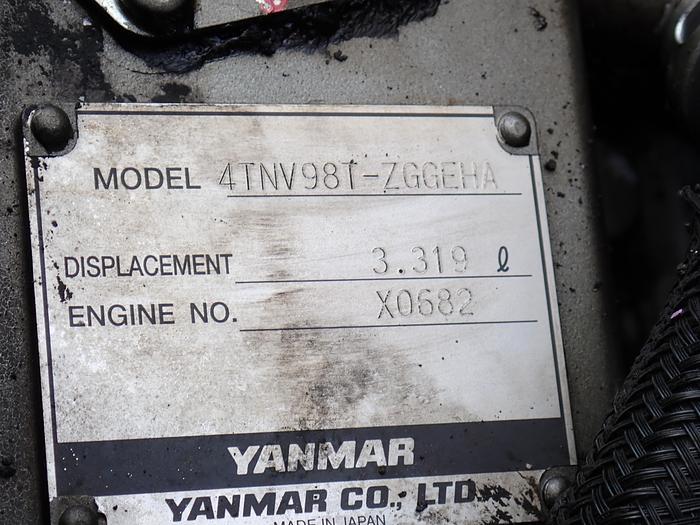 Used 2016 Yanmar 4TNV98T Turbo Diesel Engine