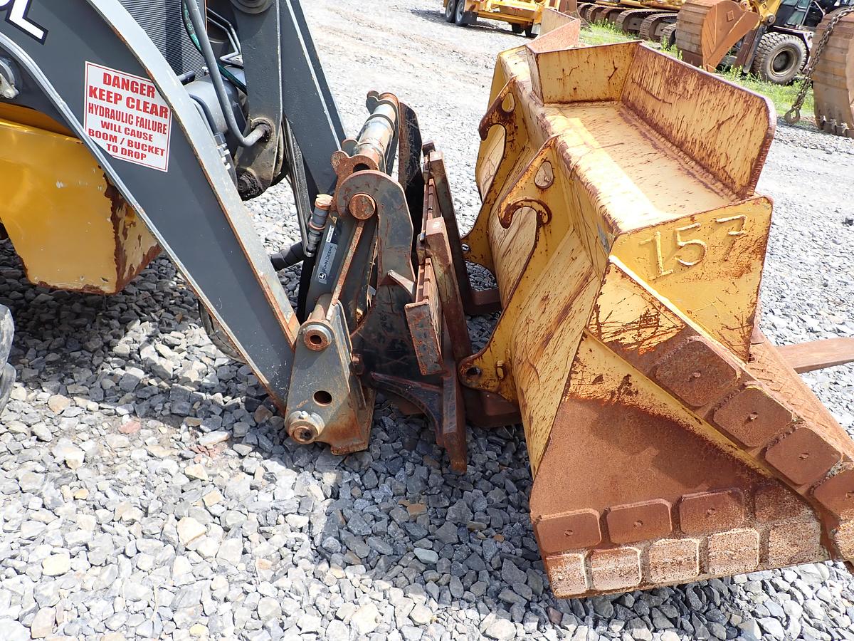 Used 2018 John Deere 410L Loader Backhoe LOADED! Q/C FORKS EXTENDAHOE