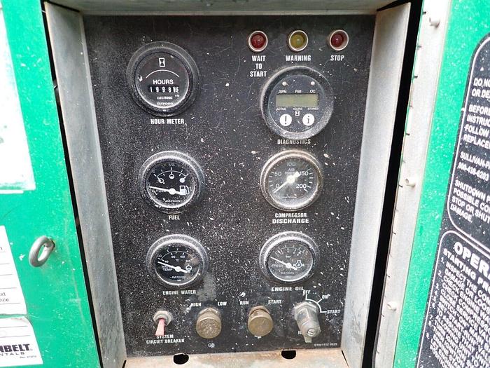 Used 2015 Sulivan DF375 375 CFM Air Compressor VIDEO! 150 PSI! Deere Diesel Towable