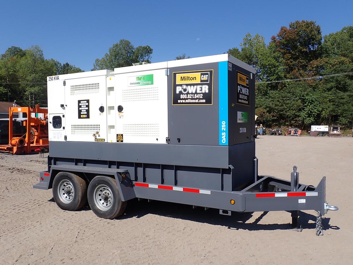 2024 Atlas Copco QAS250 Generator Set UNUSED FACTORY WARRANTY!