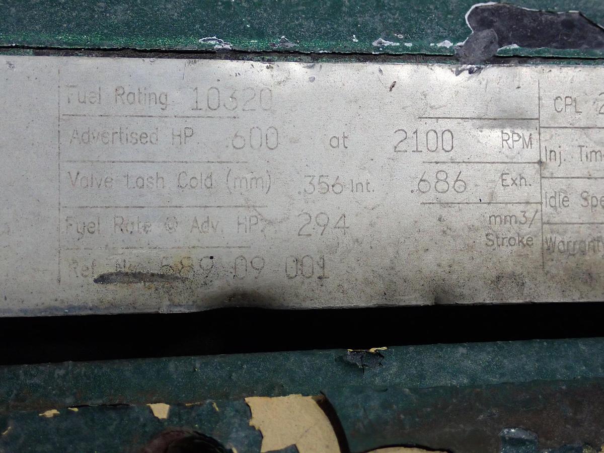 Used 2006 Cummins QSX15 600 Diesel Engine CPL 2825