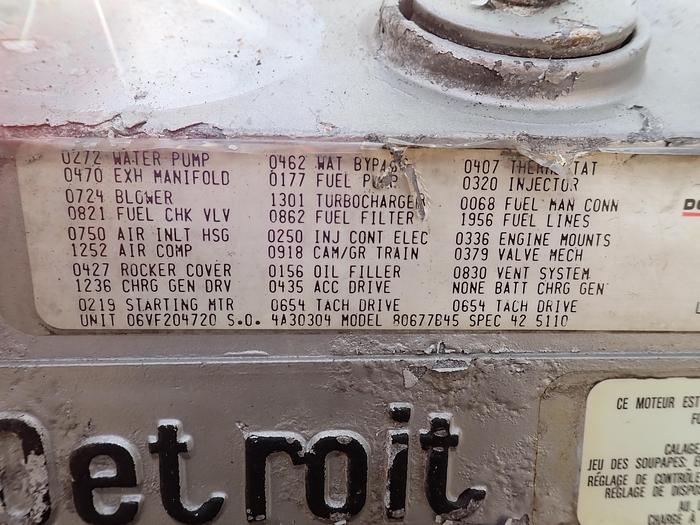 Used 1993 Detroit Diesel 6V92TA Truck Engine 350 HP DDEC