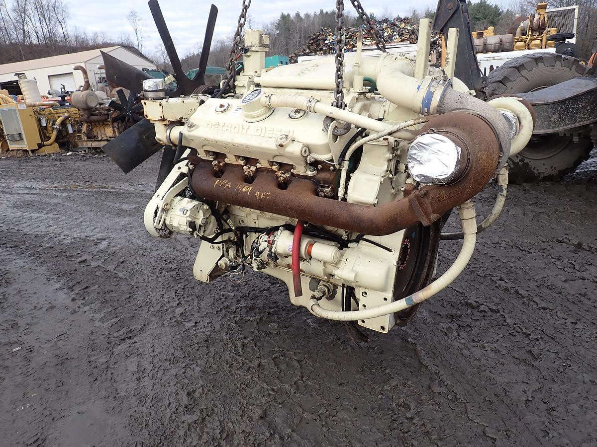 Used Detroit Diesel 8V92TTA Engine TWIN TURBO 1469 HOURS