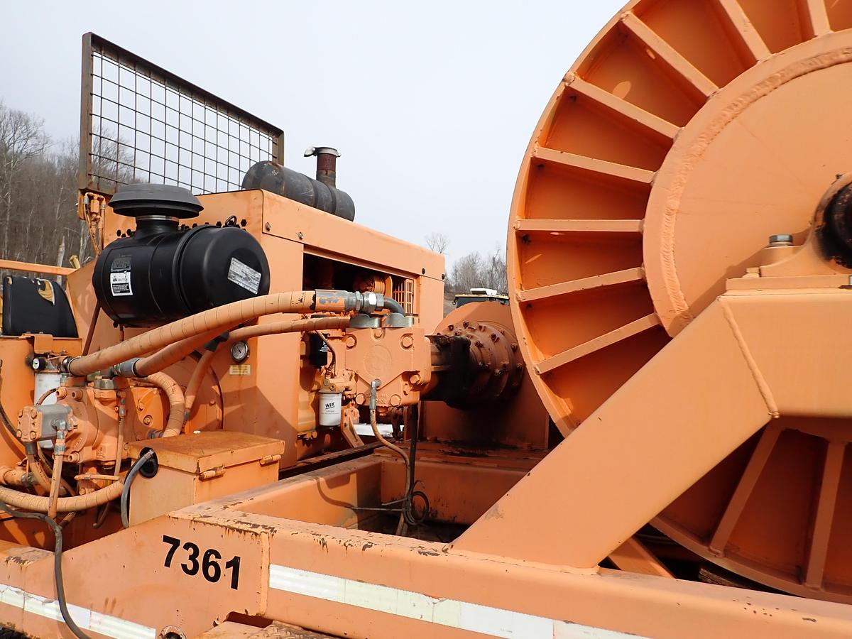 Used 2007 Wagner-Smith T-1DP-300 Single Drum Cable Puller 