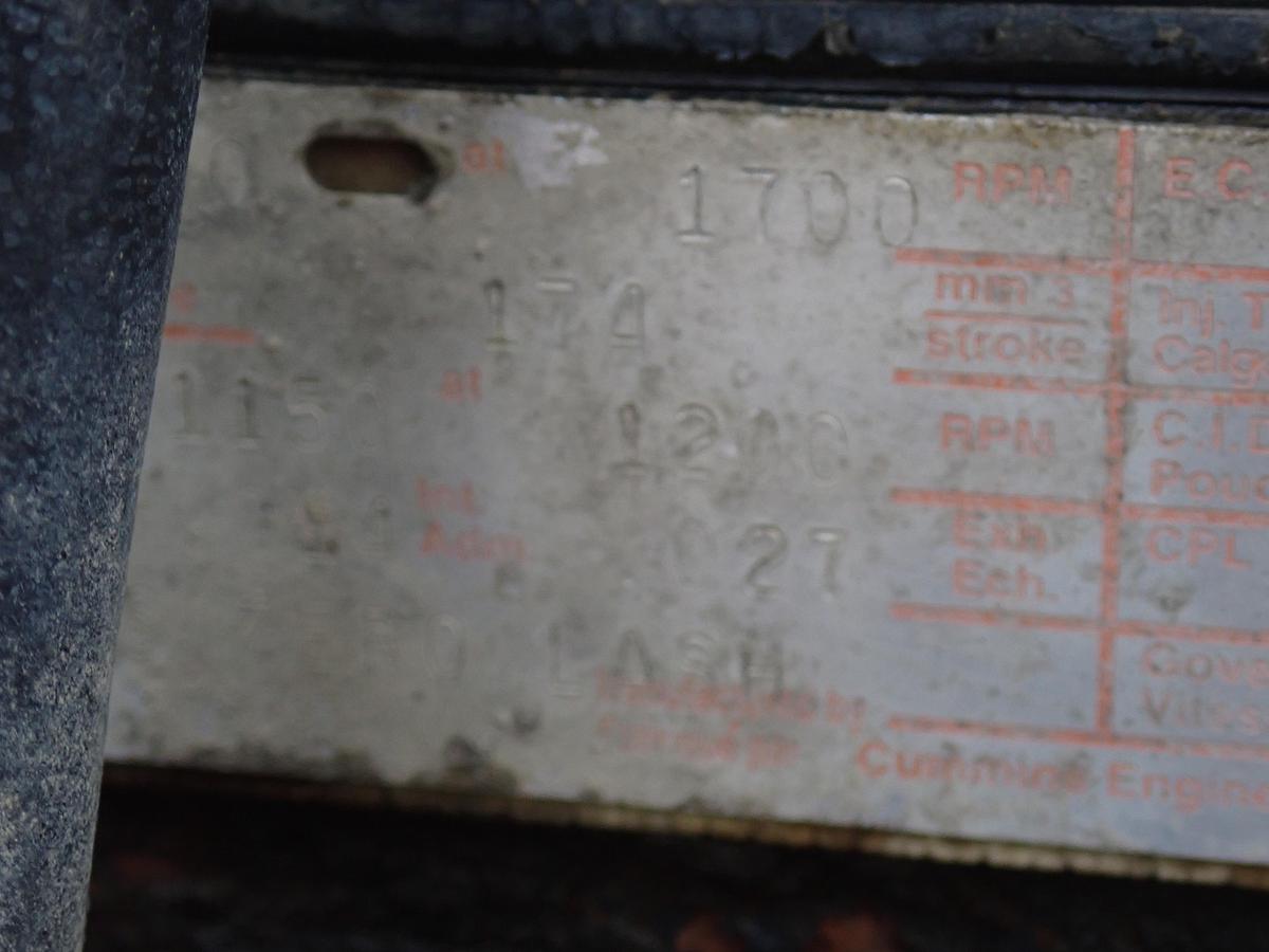 Used 1993 Cummins LTA10-300 Diesel Truck Engine CPL 1558