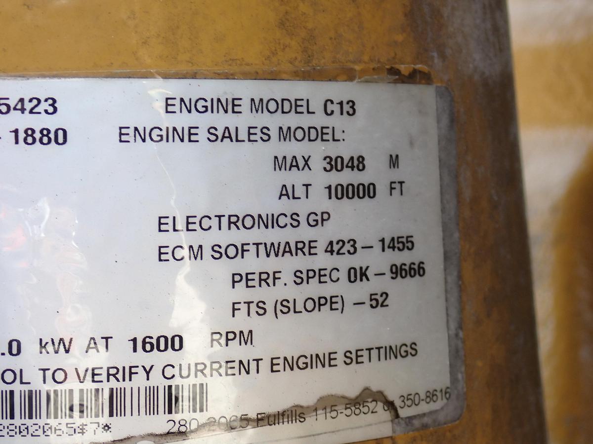 Used 2013 CAT C13 Diesel Engine A/R 417-2604 980K Loader