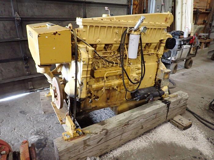 Used 2000 Caterpillar 3406B Marine Turbo Diesel Engine LOW HOURS! VIDEO! 580 HP! CAT