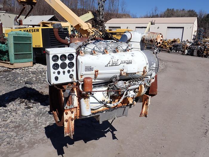 Used Deutz F5L912 Diesel Engine 338 ORIGINAL HOURS!
