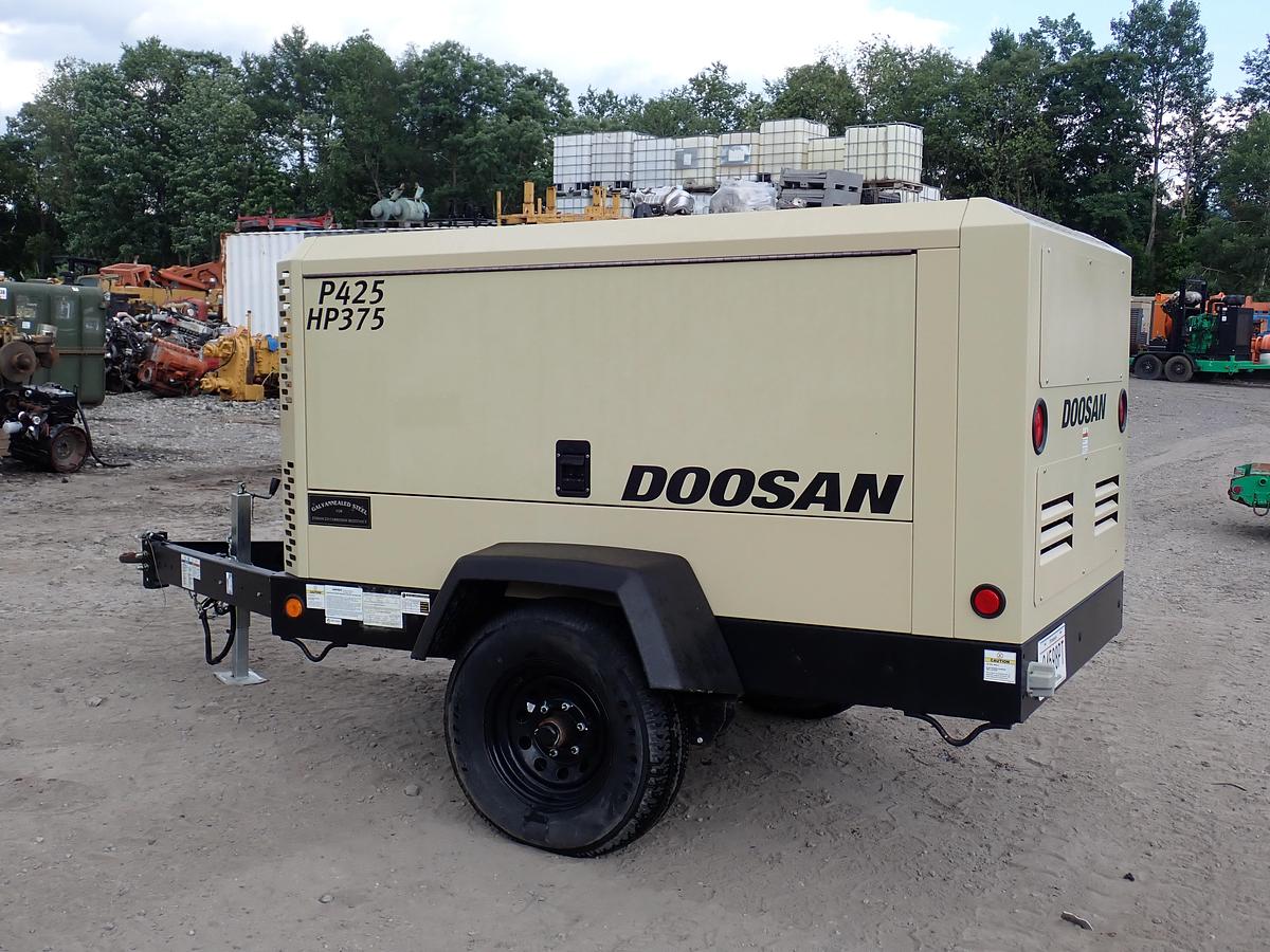 Used 2023 Doosan P425/HP375 Air Compressor 512 HOURS