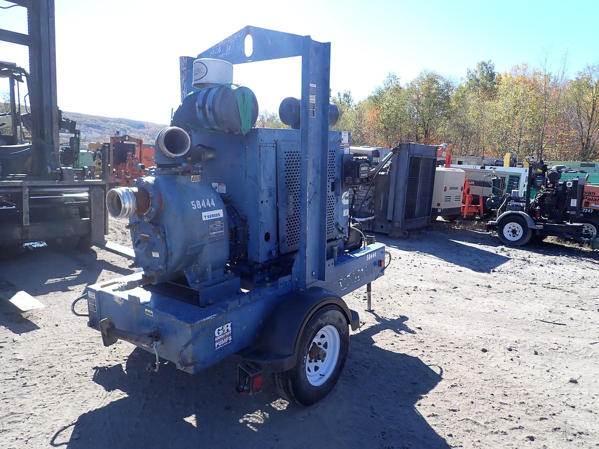 Used Gorman Rupp T6A60S 6" Portable Water Pump
