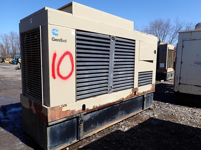 Used 1990 Cummins NT855-G6 250 KW Generator 1168 HOURS!