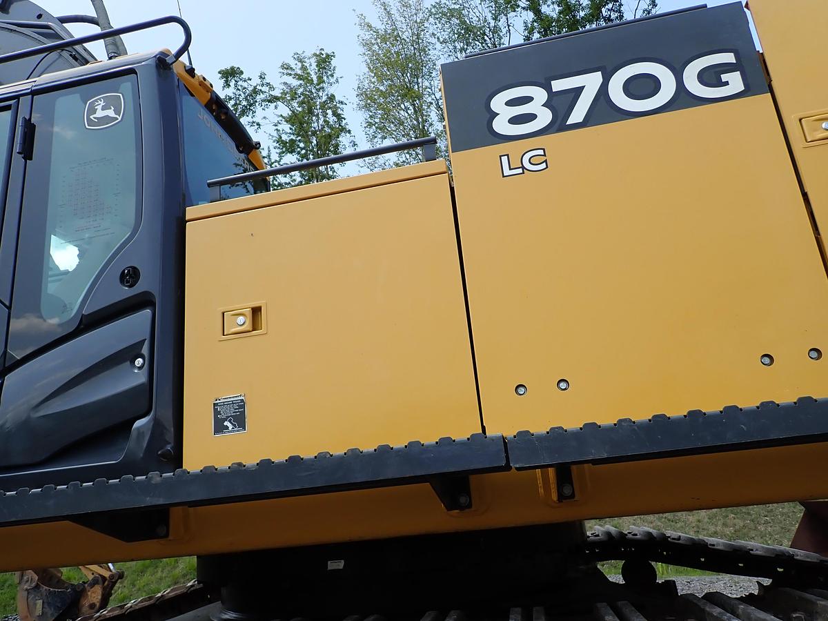 Used 2021 John Deere 870G LC Hydraulic Excavator MASS EXCAVATING BOOM