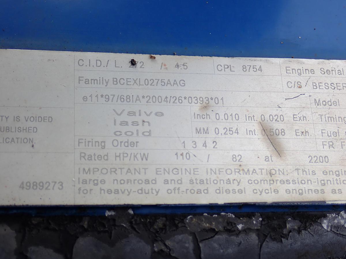 Used 2011 Cummins QSB 4.5 Diesel Engine CPL 8754