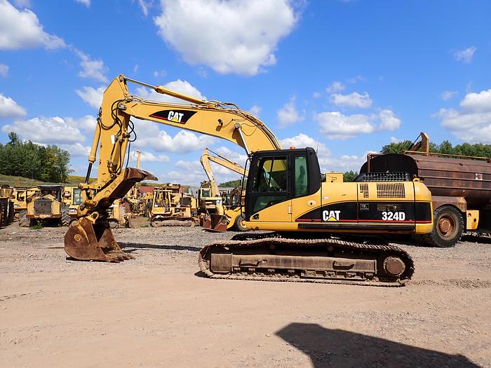 Used 2006 CAT 324DL Hydraulic Excavator PROGRESSIVE THUMB -- LOW HOURS