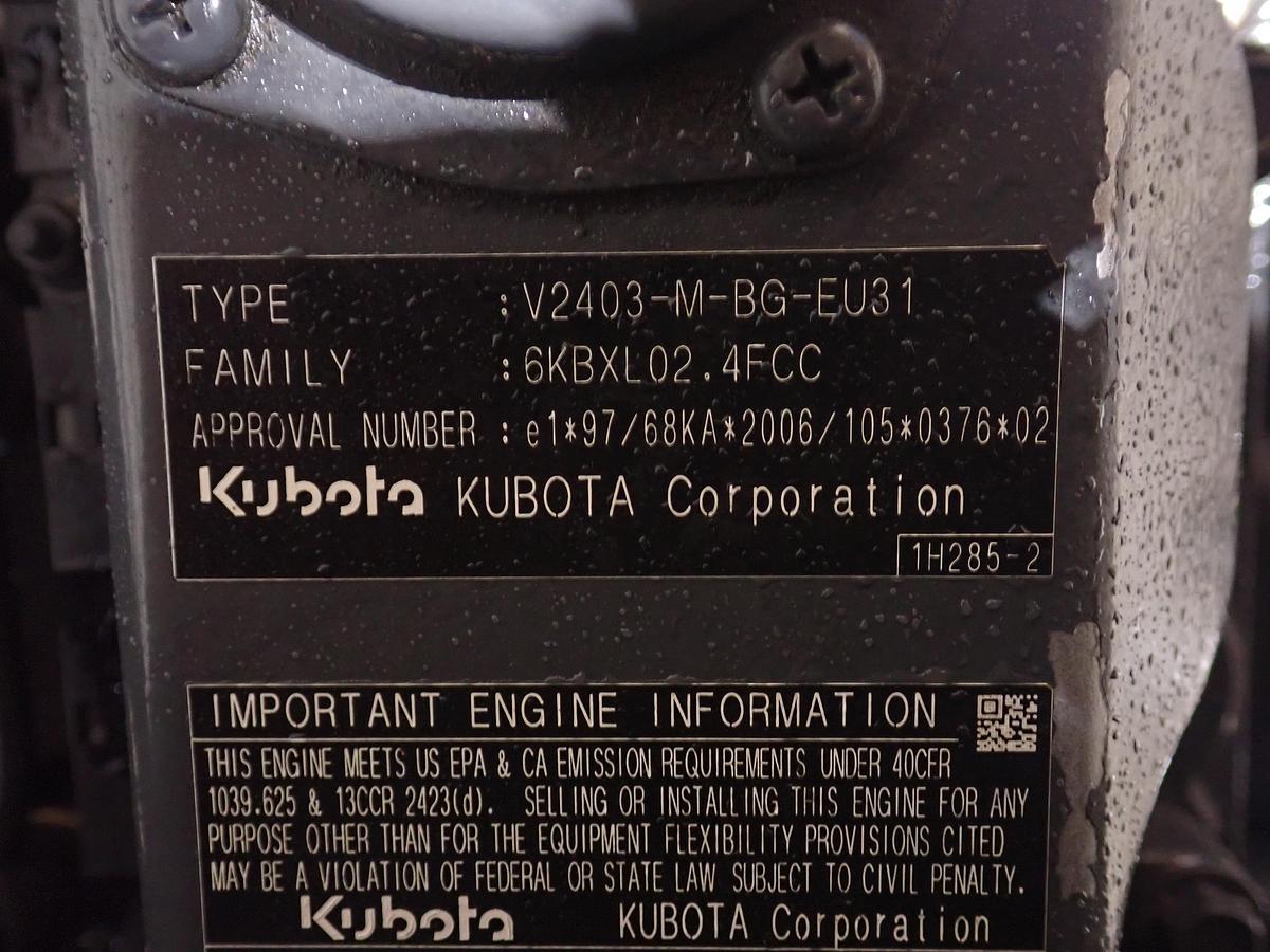 Used 2013 Kubota V2403-M-BG-ET02 Diesel Engine