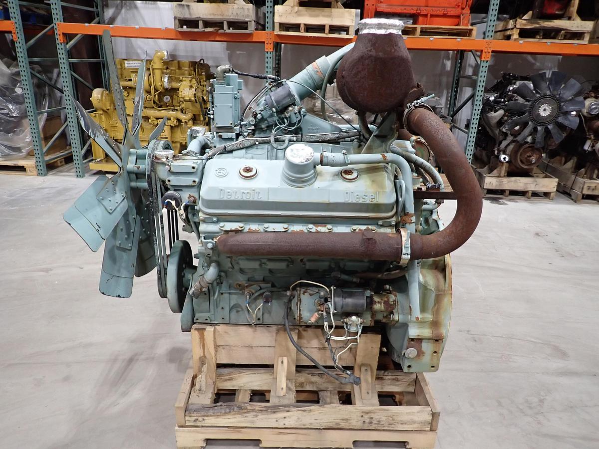 Used Detroit Diesel 8V92TA Engine 441 HOURS 8083-7305