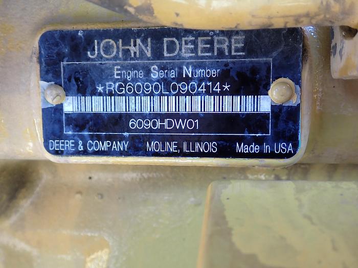 Used 2010 John Deere 6090HDW01 Diesel Engine 672G Grader