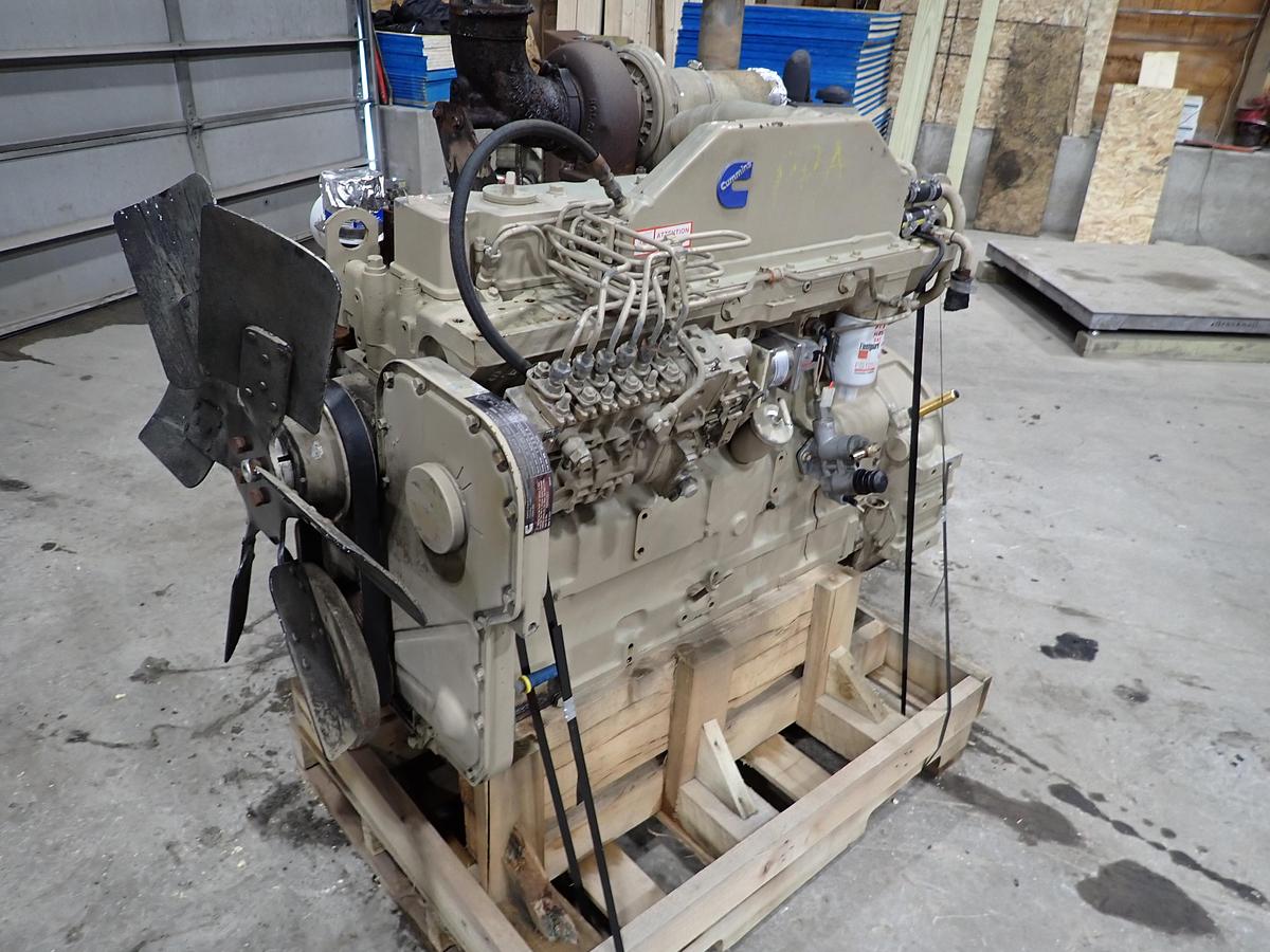 Used 1995 Cummins 6CTA 8.3 Turbo Diesel Engine 384 HOURS!