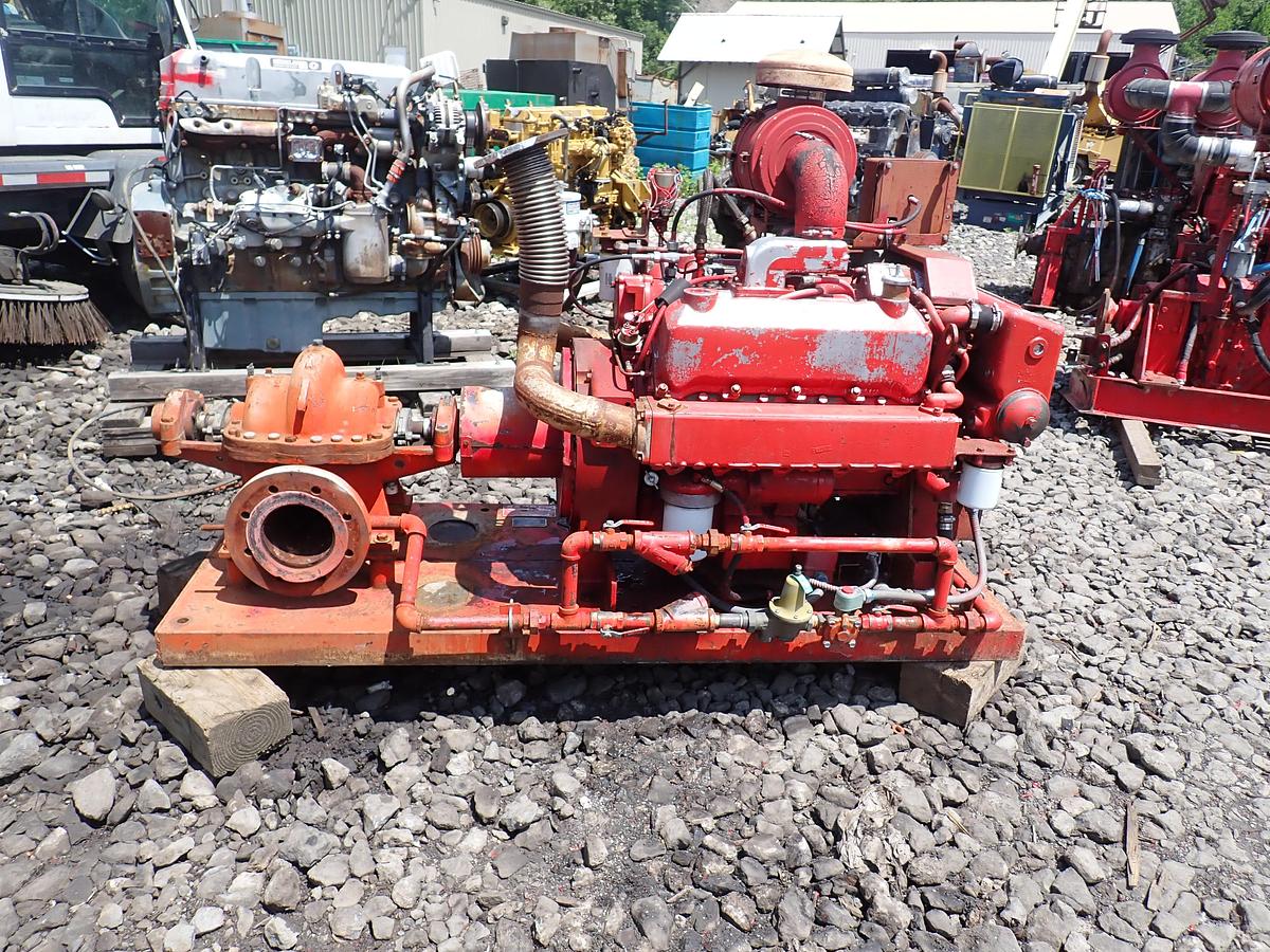 Used 1986 Patterson 8x6 YR Diesel Fire Pump CUMMINS V504 818 HOURS
