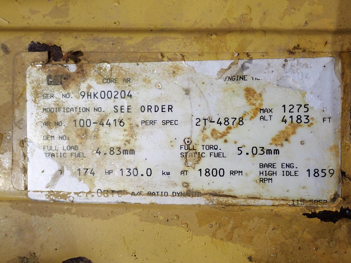 Used 1995 CAT 3304 DI Turbo Diesel Engine 