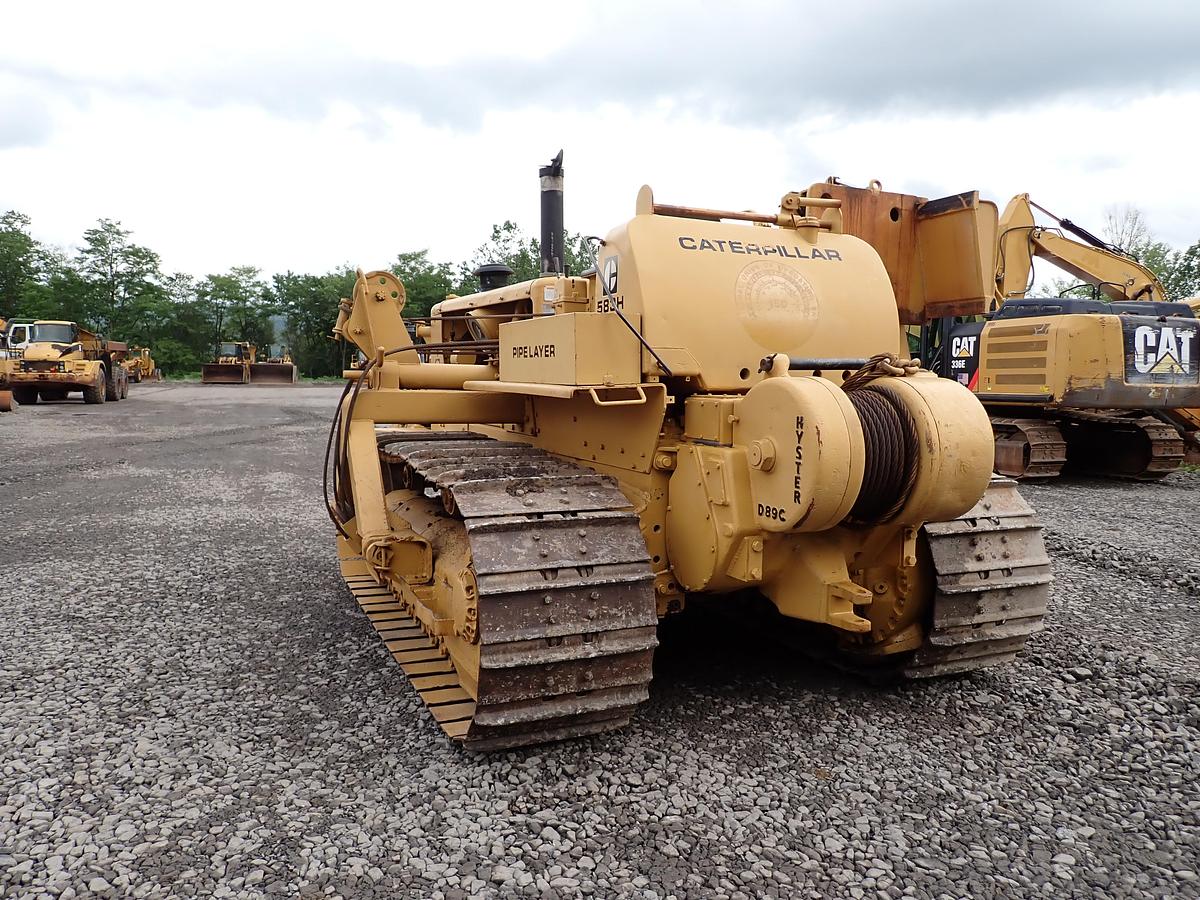 Used 1971 CAT 583H Crawler Pipelayer REAR WINCH