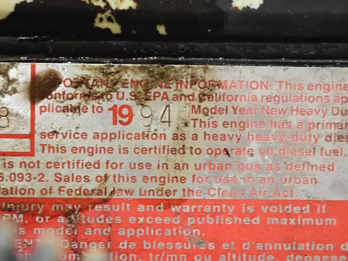 Used 1994 Cummins M11-370E
