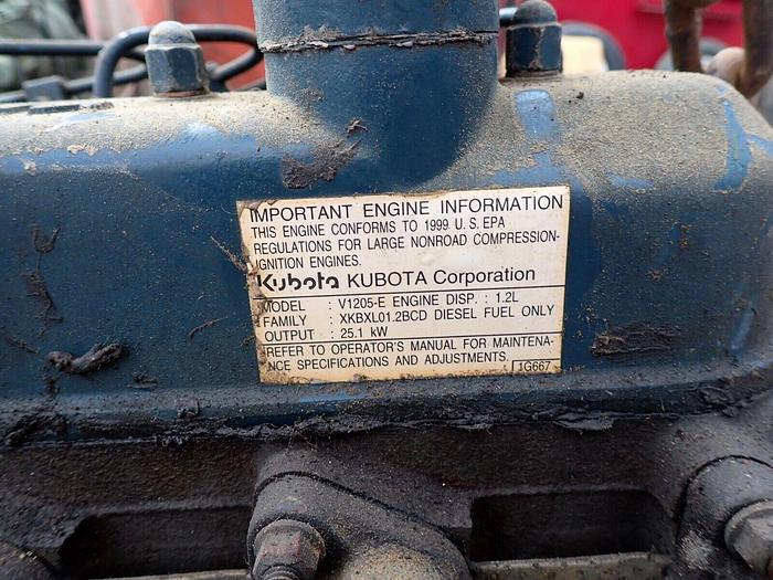 Used Kubota V1205-E Diesel Engine RUNS MINT! VIDEO! Welder Generator