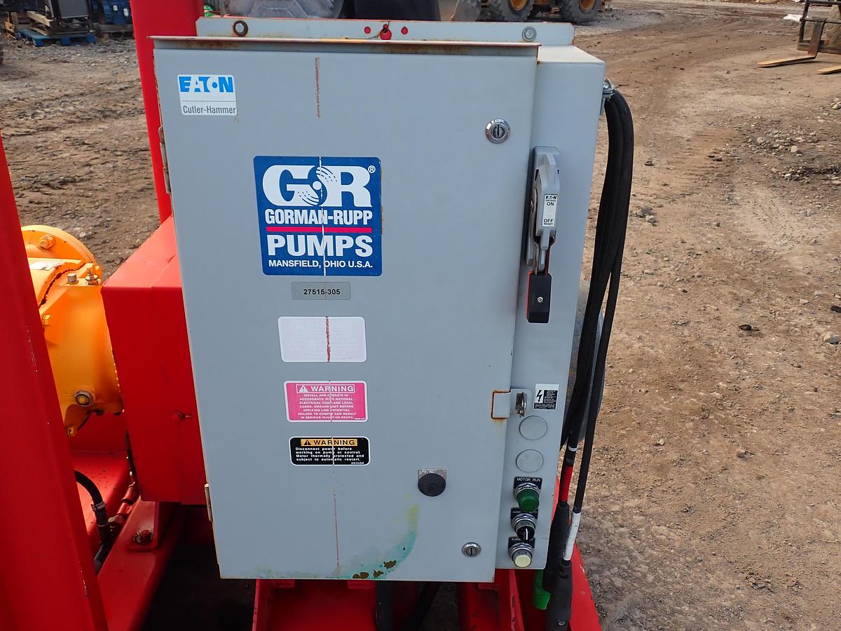 Used 2012 Gorman Rupp PA6C60 6" Water Pump ELECTRIC