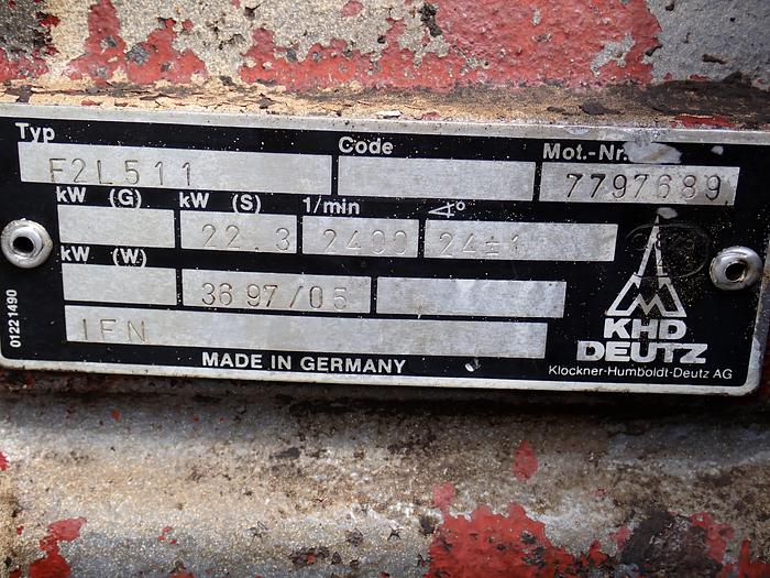 Used Deutz F2L511
