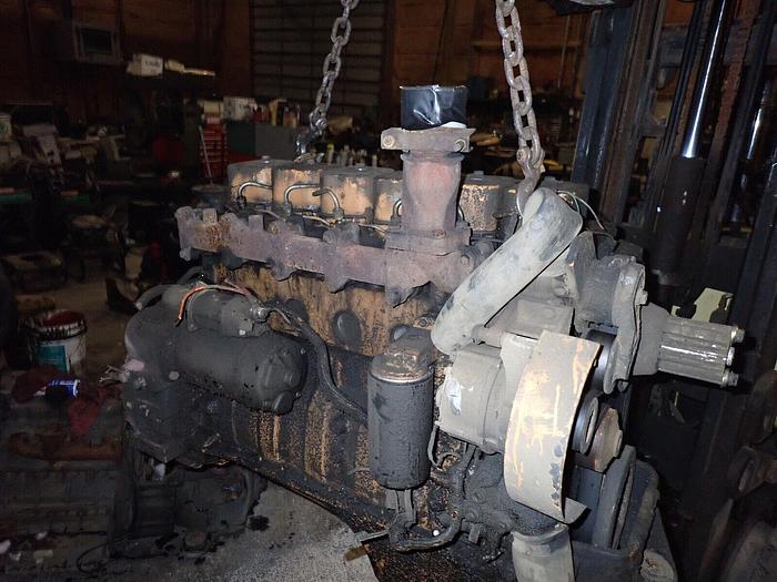 Used Case 6-590 Diesel Engine RUNS MINT! Cummins 5.9 6B Crane Backhoe