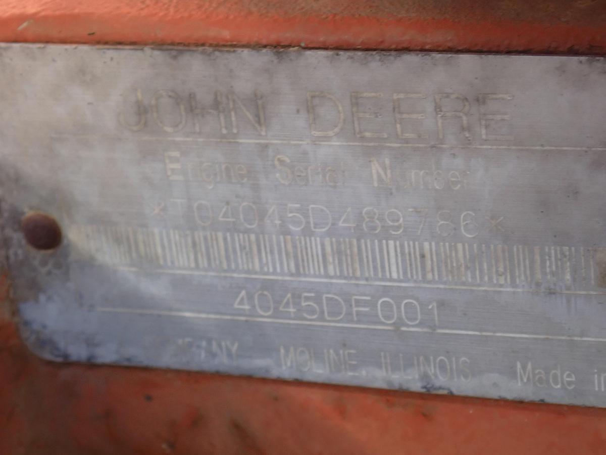 Used John Deere 4045DF001 Diesel Engine 269 HOURS!! 