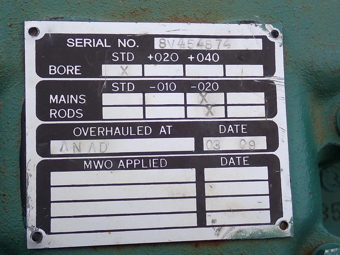 Used 2009 Detroit Diesel 8V71T MILITARY