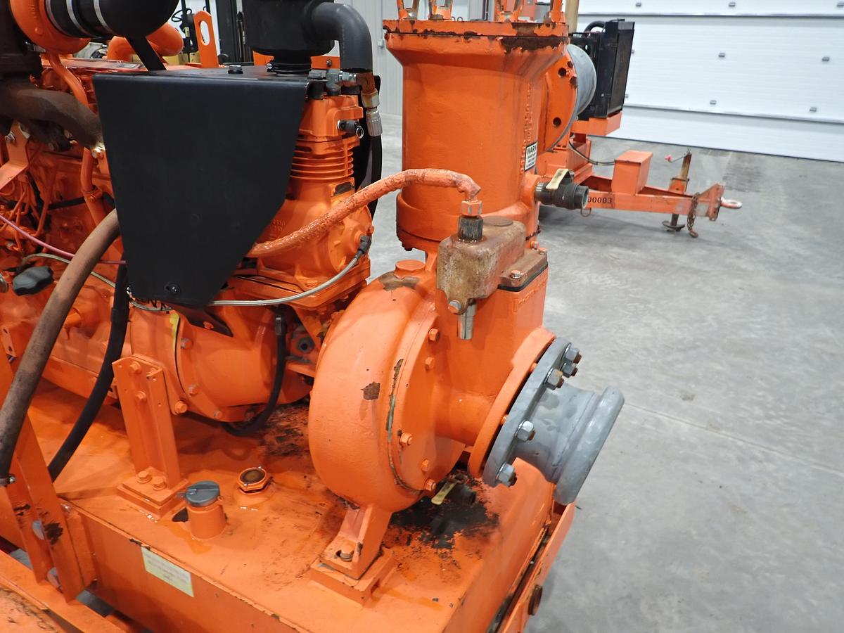 Used 2017 Godwin CD150M 6" Water Pump John Deere Diesel