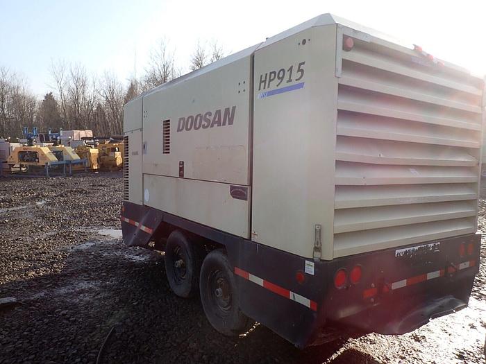 Used 2014 Doosan HP915WCU Air Compressor 915 CFM 150 PSI VIDEO! Cummins Trailer