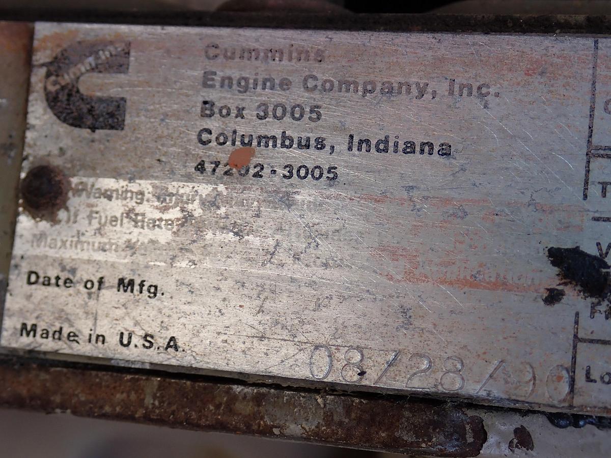 Used 1990 Cummins 6B 5.9 Diesel POWER UNIT