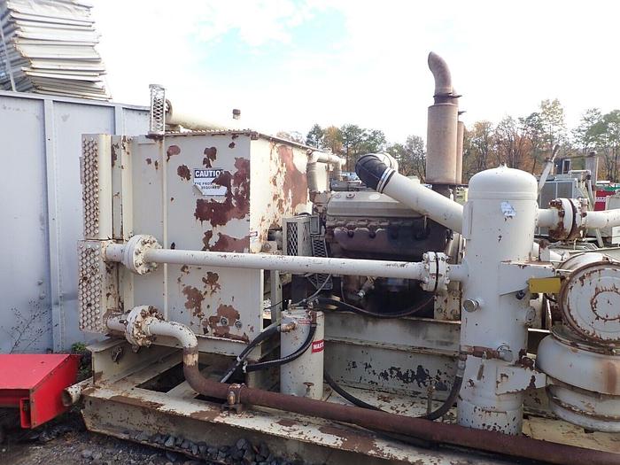 Used 1982 Ariel JG-2 Air Compressor Booster DETROIT Diesel 8V71 Skid Mounted JG2