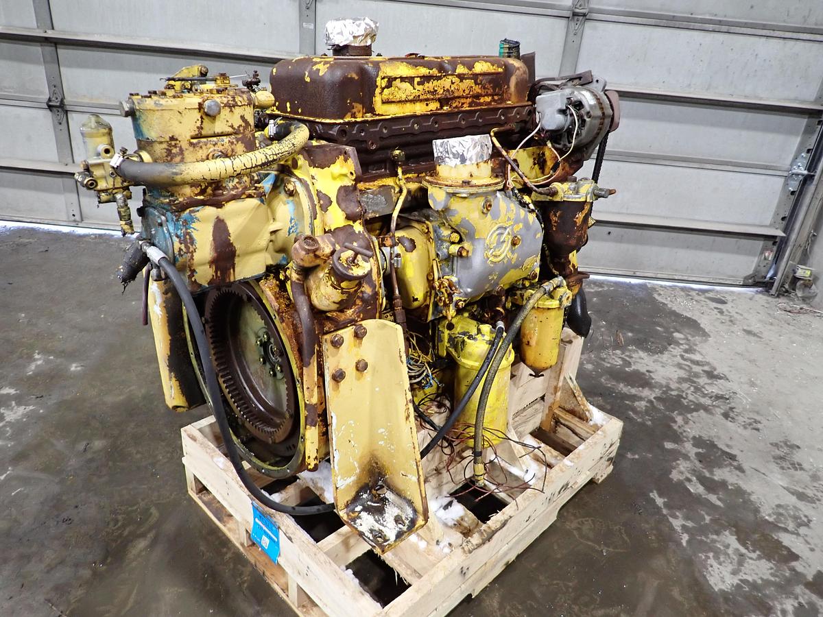 Used Detroit Diesel 4-53N Engine 5043-7001 LEFT HAND EXHAUST