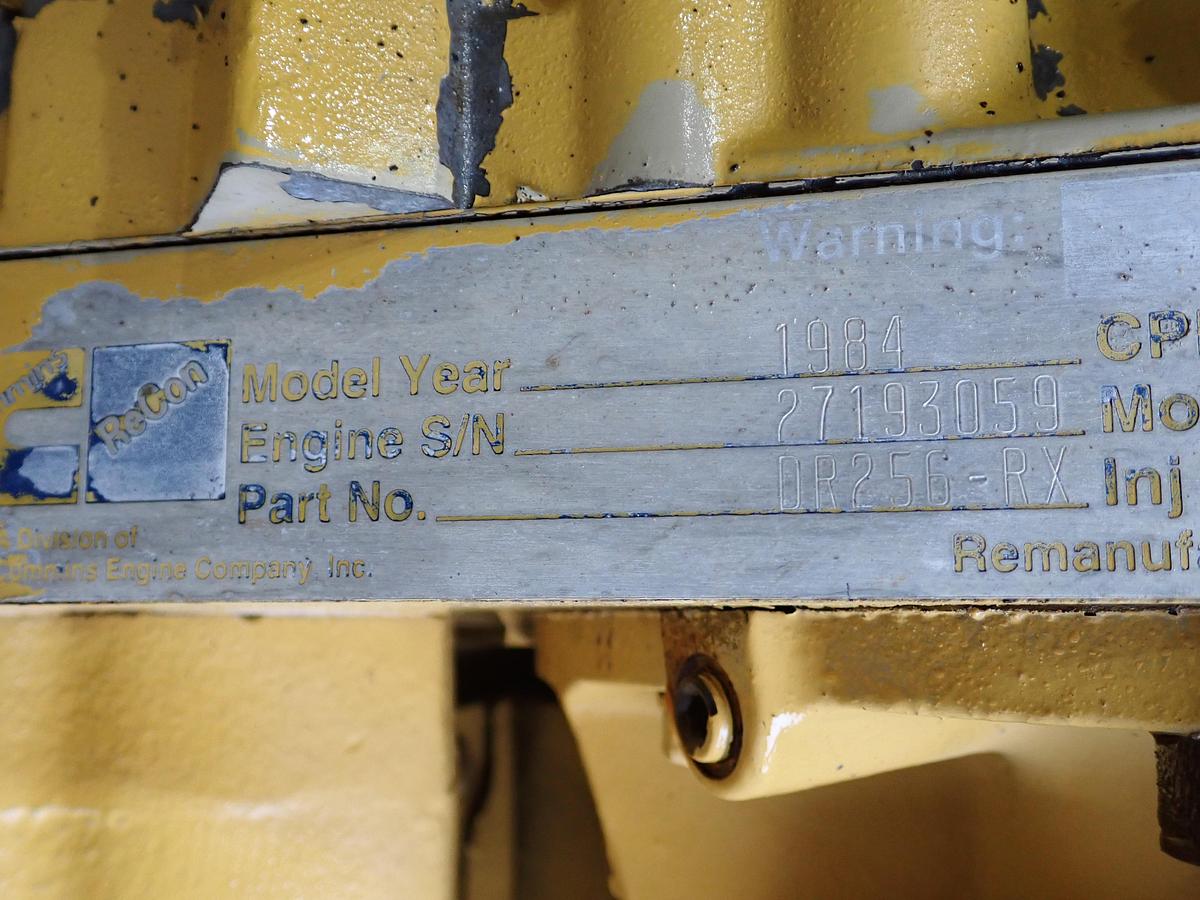 Used 1995 Cummins NTA855 C400 BIG CAM 400 Diesel Engine