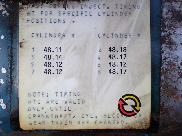 Used 1995 Detroit Diesel 8.2T Turbo Diesel Engine V8