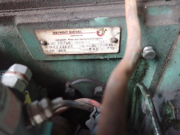 Used Detroit Diesel 4-71 Engine SUPER LOW HOURS! REMAN! Military 471 GM