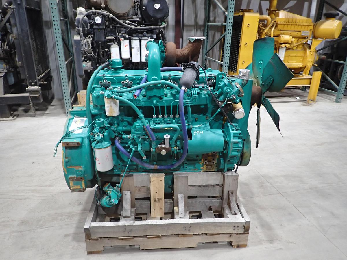 Used Komatsu S6D110-1 Turbo Diesel Engine 1195 HOURS!