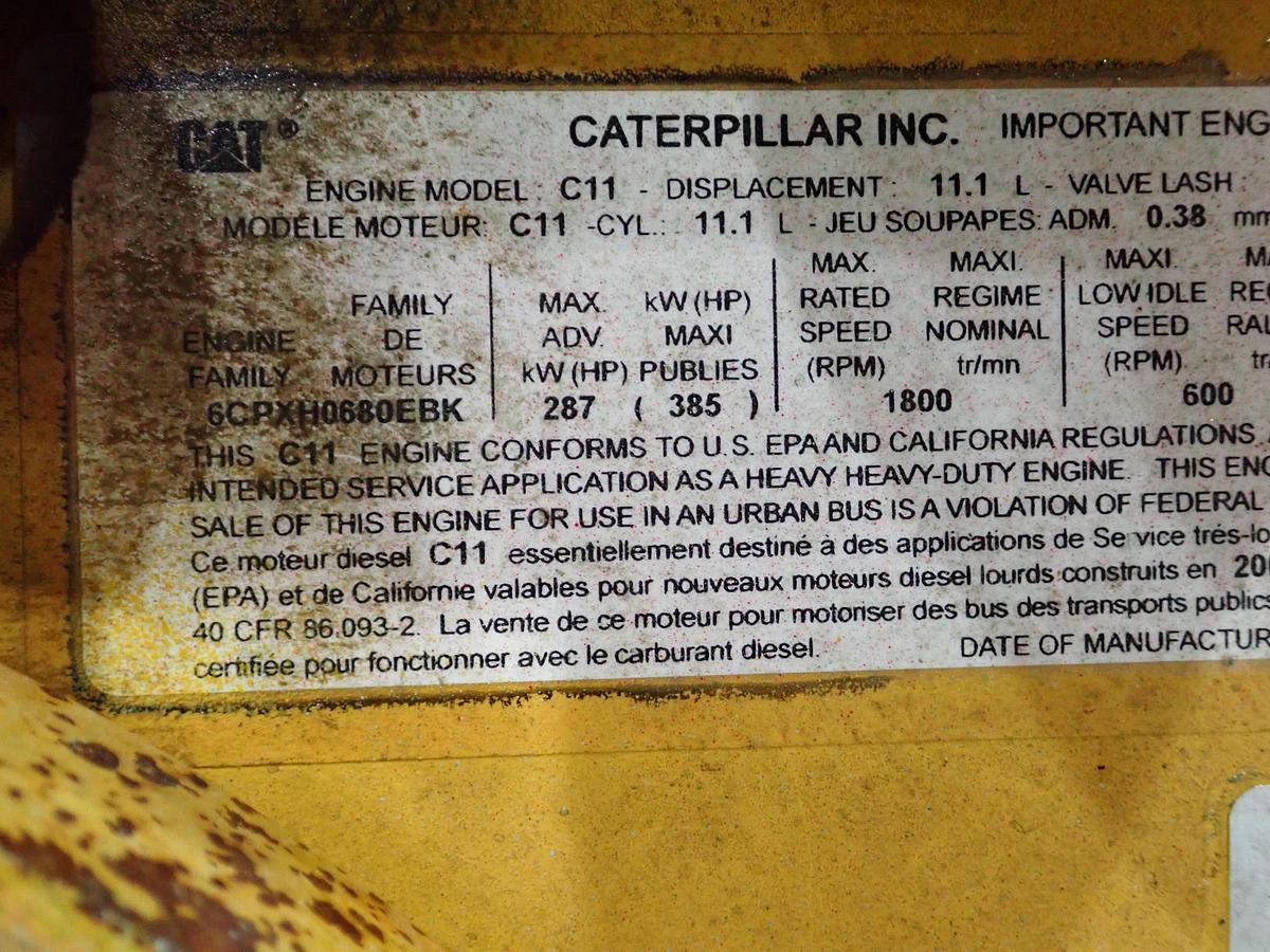 Used 2006 CAT C11 Diesel Truck Engine