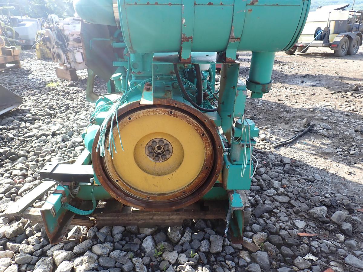 Used Komatsu S6D110-1 Turbo Diesel Engine 341 HOURS!